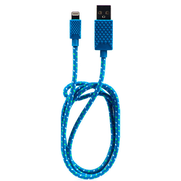 где купить Qumo MFI USB - Apple 8 pin, Blue кабель по лучшей цене