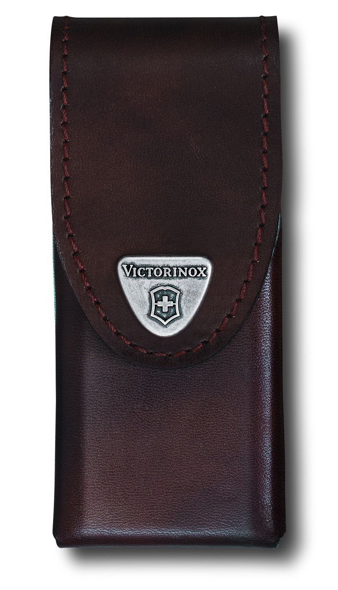 Чехол для ножей Victorinox, на ремень, цвет: коричневый, 11 см х 5,5 см