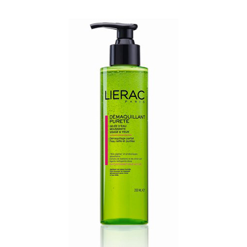Lierac ГЕЛЬ ОЧИЩАЮЩИЙ для умывания 200 млL627 Lierac ГЕЛЬ ОЧИЩАЮЩИЙ для умывания 200 млL627Гель, который при соприкосновении с водой трансфрмируется в нежную пенку. Создан на основе мягких очищающих компонентов растительного происхождения.Содержит натуральный защитный комплекс ECOSKIN (цветочный мёд, пробиотики-детоксикаторы), экстракт лайма (очищает поры и кожу, освежает), экстракт звездочек аниса (анти-бактериальное и противоспалительное действие) и растительный глицерин (увлажнение)