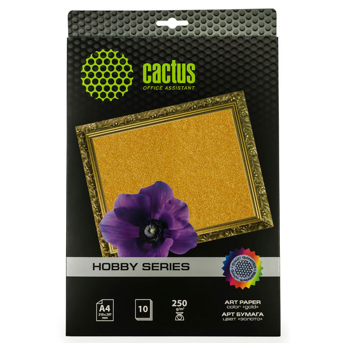 Cactus CS-DA425010G, Gold фотобумага для струйной печати