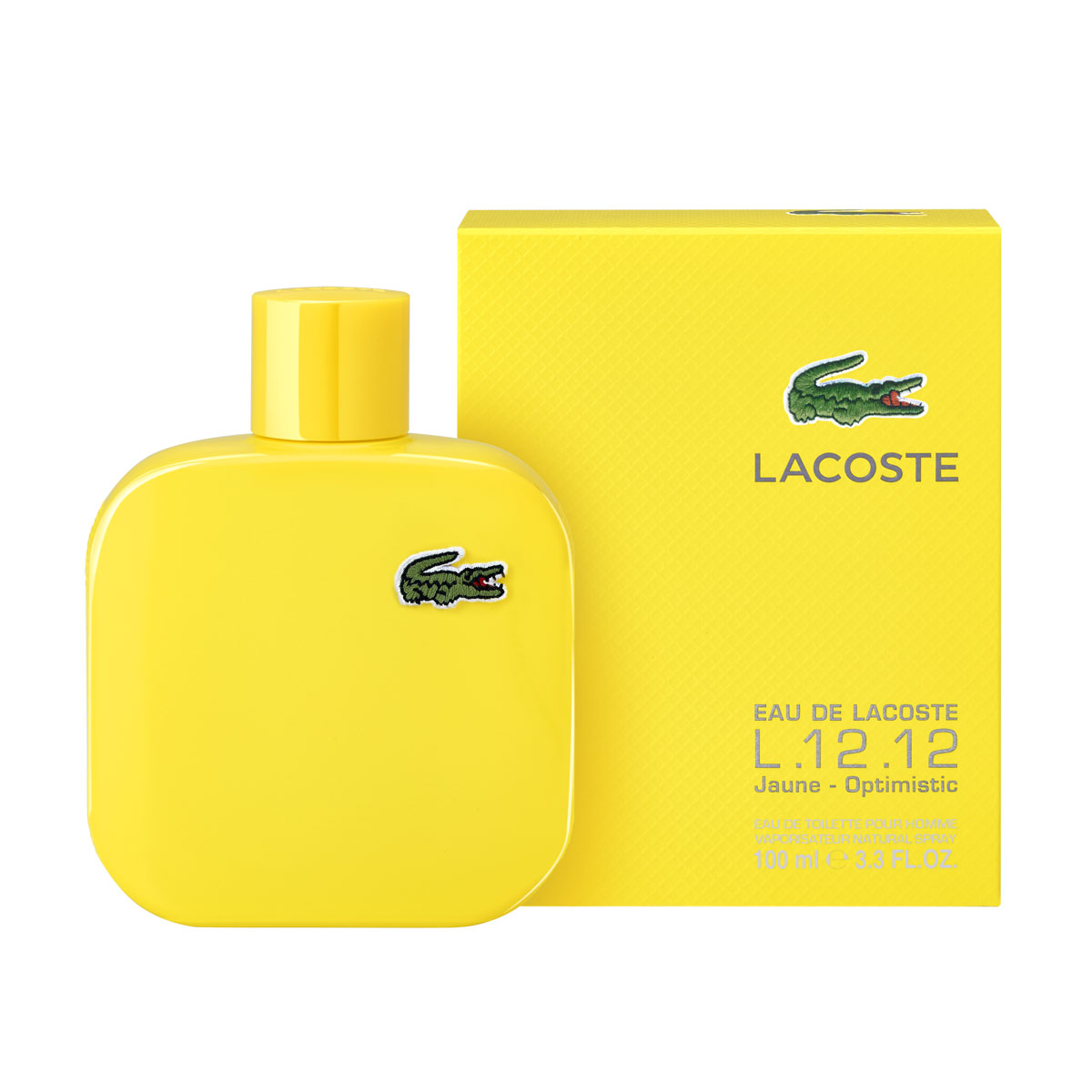 Lacoste Туалетная вода Eau De Lacoste L.12.12 Jaune, мужская, 100 мл0737052866888 Lacoste Туалетная вода Eau De Lacoste L.12.12 Jaune, мужская, 100 мл0737052866888Мужская туалетная вода EAU DE LACOSTE L.12.12 Jaune – фруктовая композиция, заряжающая оптимизмом. В ней ноты грейпфрута, розового перца и шипучего тоника раскрываются, чтобы высвободить ноты сладкого яблока Golden Delicious, семян кориандра, душистого кипариса, ветивера и амбровой основы. Яркое начало уступает место пряным базовым нотам. EAU DE LACOSTE L.12.12 Jaune – это воплощения оптимизма и бодрости.Верхняя нота: Грейпфрут.Средняя нота: Желтое яблоко.Шлейф: Кипарис.Аромат, заряжающий оптимизмом, как первые лучи солнца.Дневной и вечерний аромат.