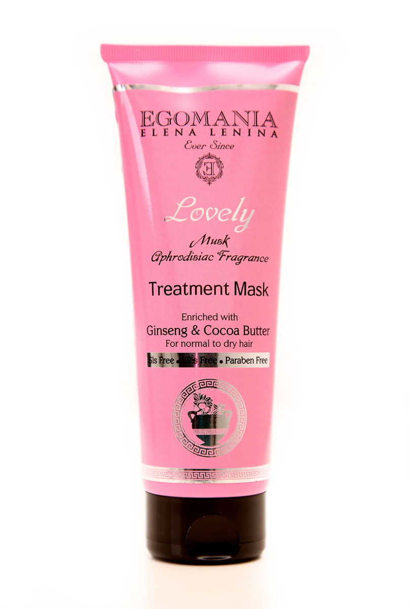 Egomania Professional Collection Маска Lovely с женьшенем и маслом какао для нормальных и сухих волос 250 мл830510 Egomania Professional Collection Маска Lovely с женьшенем и маслом какао для нормальных и сухих волос 250 мл830510Эксклюзивная Spa коллекция по уходу за волосами от Egomania Professional Collection и Elena Lenina раскрывает женщинам магию соблазнения мужчин. Колдовская сила чарующих и пьянящих ароматов натуральных афродизиаков растительного происхождения в каждой баночке коллекции привлекает внимание всех мужчин, делая женщину объектом желания номер один.Маска с женьшенем и маслом какао - это уникальный подарок природы! В составе этого продукта большое количество масел и аминокислот. Используя маску раз в неделю, вы буквально пропитываете волос маслами и экстрактами. Волосы становятся шелковистыми, гладкими и блестящими. Чем хуже состояние поврежденных волос, тем эффективнее работает маска на волосах, насыщая их необходимыми экстрактами и маслами: аргана, жожоба, какао, косточек винограда, миндаля, примулы вечерней, огуречной травы. Масла в составе маски имеют низкую молекулярную плотность, поэтому способны пропитать всю структуру волоса. Сок алоэ и экстракт женьшеня обладают дубильными (утолщающими) свойствами и плотно запечатывают структуру волоса, не давая маслам вымываться.