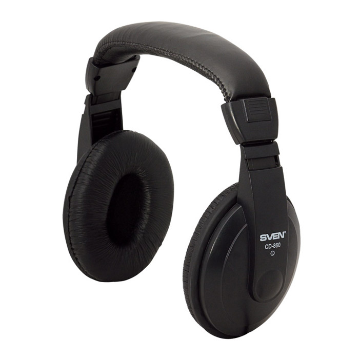 Sven AP-860V наушникиSV-AP860V Sven AP-860V наушникиSV-AP860VСтереонаушники SVEN AP-860V предназначены для работы со звуковыми картами ПК и другими совместимыми с ними системами. Их также можно использовать для распознавания речи и обучения иностранным языкам.Наушники оснащены регулируемым оголовьем, регулятором громкости и штекером 3,5 мм (3 pin) для подключения ПК и мобильных устройств. Регулируемое оголовье устройства обеспечивает удобную посадку наушников на голове. Управление громкостью в модели SVEN AP-860V осуществляется с помощью регулятора громкости.За счет своей формы, материалов исполнения и веса наушники почти не ощущаются на голове даже после нескольких часов работы.ОсобенностиСтереонаушники с регулятором громкостиРазъем 3,5 мм (3 pin) для подключения ПК и мобильных устройствОдностороннее подключение кабеляРегулятор громкости на кабелеМягкое облегающее регулируемое оголовьеАмбушюры из кожзаменителяТехнические характеристикиЧувствительность, дБ 106 ± 4Частотный диапазон, Гц 20 – 20 000Мембрана, мм O 40Сопротивление, Ом 32Тип разъема мини-джек (стерео) O 3,5 мм (3 pin)Длина кабеля, м 2,5