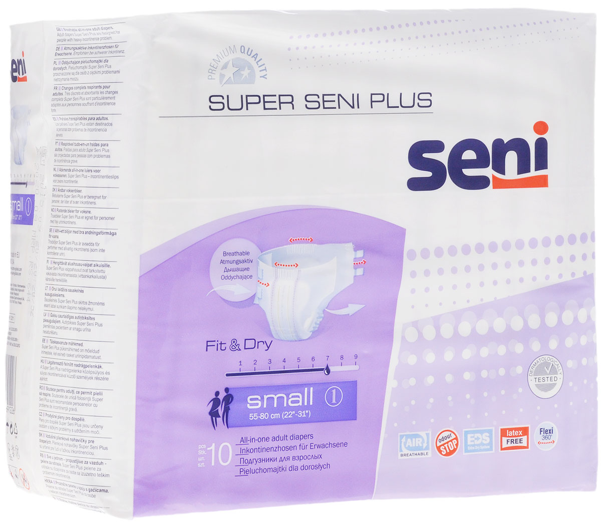 Seni Подгузники для взрослых Super Seni Plus Small 10 шт