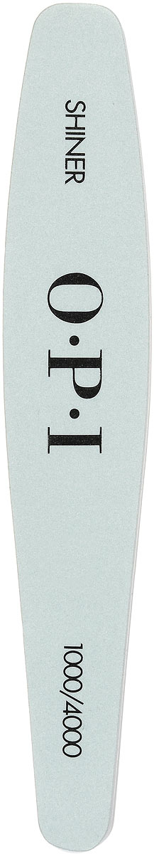 OPI Бафф для придания блеска ногтям Shiner File, цвет: серебряный. FI651FI651 OPI Бафф для придания блеска ногтям Shiner File, цвет: серебряный. FI651FI651Бафф OPI Shiner File - основной инструмент мастера по маникюру и педикюру для полировки ногтей. Полирует смоделированные ногти до бриллиантового блеска, удаляет царапины, подготавливает искусственную поверхность к нанесению лака на ногти, смолы или верхнего покрытия для лака.Товар сертифицирован.