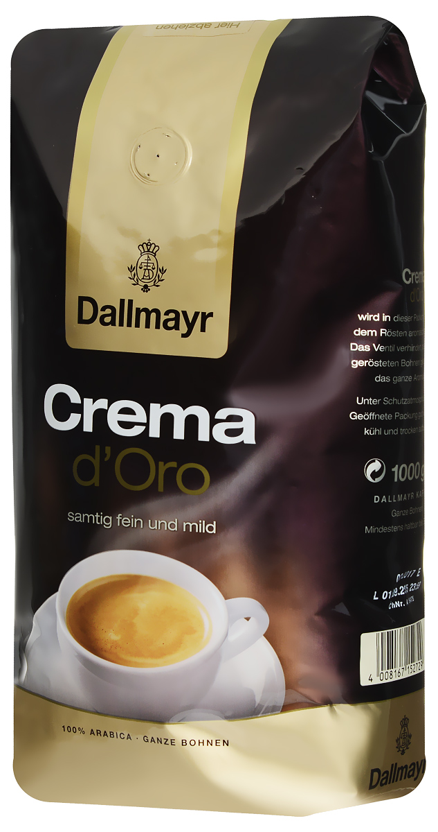 где купить Dallmayr Crema d'Oro кофе в зернах, 1 кг по лучшей цене