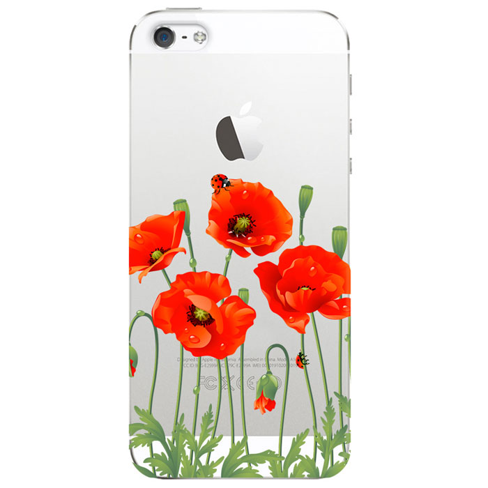 Deppa Art Case чехол для Apple iPhone 5/5s, Flowers (мак)100098 Deppa Art Case чехол для Apple iPhone 5/5s, Flowers (мак)100098Чехол Deppa Art Case для Apple iPhone 5/5s предназначен для защиты корпуса смартфона от механических повреждений и царапин в процессе эксплуатации. Имеется свободный доступ ко всем разъемам и кнопкам устройства. Чехол изготовлен из поликарбоната толщиной 1 мм и оформлен принтом с изображением цветков мака.