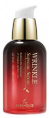 THE SKIN HOUSE Питательная сыворотка разглаживающая морщины с женьшенем WRINKLE SUPREME, 50 мл822845 THE SKIN HOUSE Питательная сыворотка разглаживающая морщины с женьшенем WRINKLE SUPREME, 50 мл822845Питательная сыворотка разглаживающая морщины с женьшенем 50млПрозрачная эссенция содержит женьшень и высококонцентрированные экстракты 9 редких разновидностей грибов -атиоксидантов, за счёт чего глубоко питает кожу и делает ее гладкой. Средство наполняет кожу необходимыми микроэлементами, а аденозин помогает бороться с морщинами и предотвращать появлении новых. Эссенция хорошо снимает с кожи стресс, вызванный различными внешними факторами. Кожа становится более яркой, отдохнувшей, гладкой и сияющей. Благодаря грибным экстрактам, лицо разгладится и станет мягким, как у младенца.