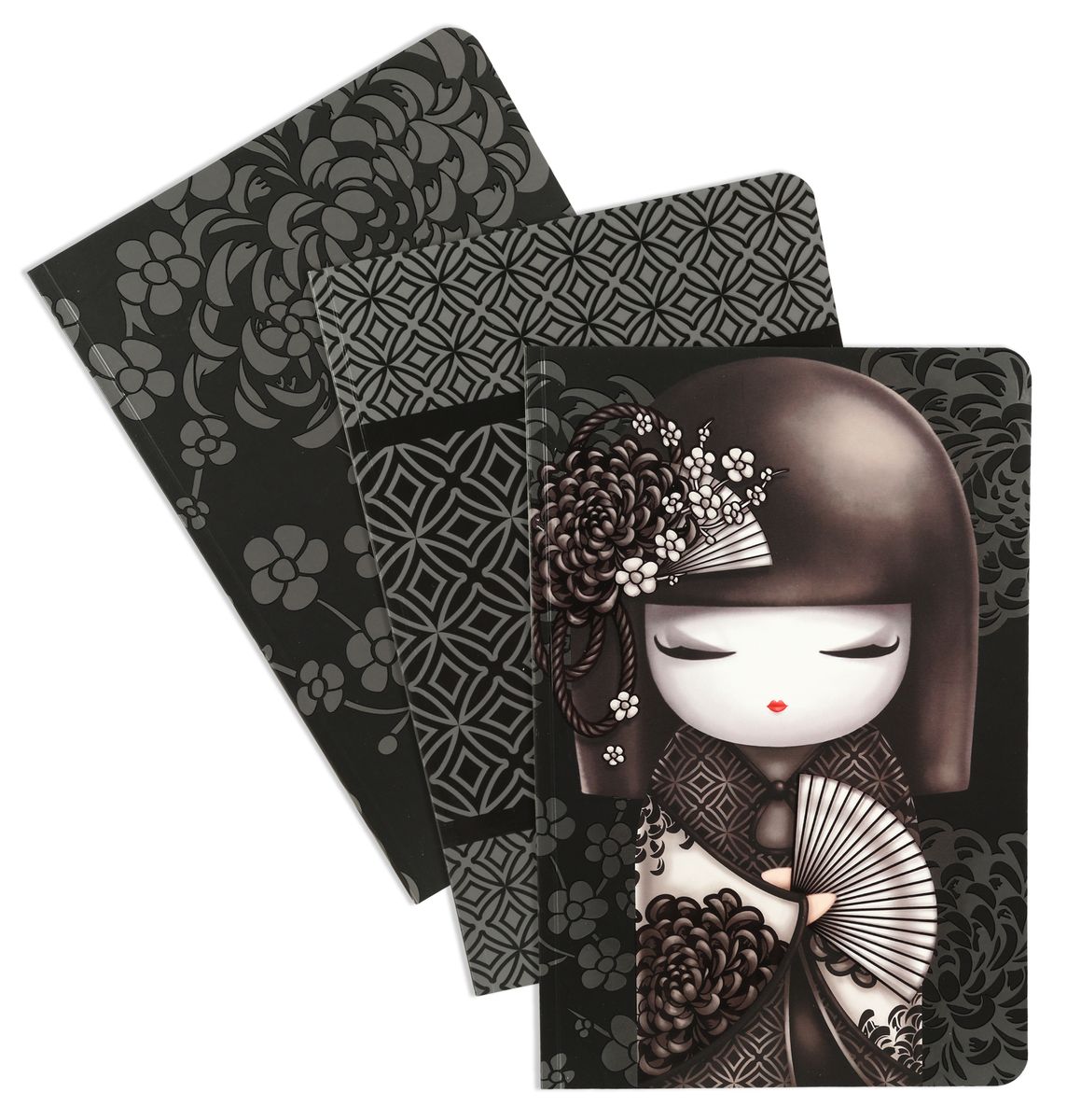 Kimmidoll Набор из 3-х записных книжек- ШигемиKS0825 Kimmidoll Набор из 3-х записных книжек- ШигемиKS0825Необычный набор из блокнотов для заметок надежно сохранит все самые важные записи, мечты, воспоминания. К тому же, блокнот еще и часть твоего имиджа, особенно если он с такой красивой, и привлекающей внимание обложкой! • В набор входит 3 записных книжки • 2 записных книжки - 80 разлинованных страничек. 1 блокнот с пустыми страничкам и для полета Ваших фантазий! Размер: 21х14 см. Материал: картон, бумага.