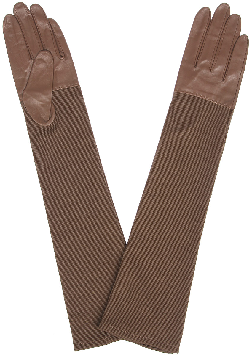 Перчатки женские Eleganzza, цвет: коричневый. IS01015. Размер 7,5