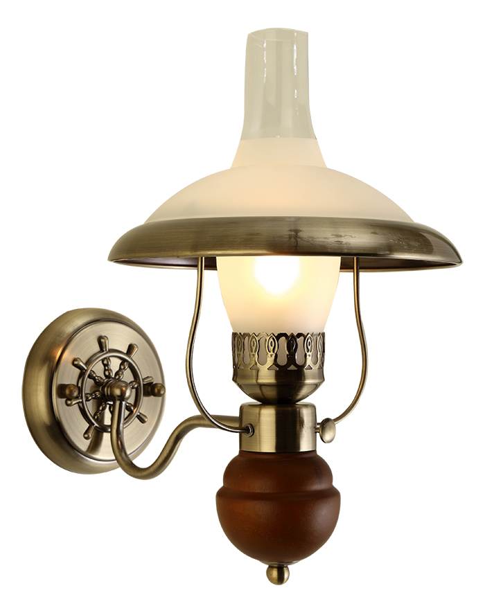 Светильник настенный Arte Lamp Capanna. A4533AP-1ABA4533AP-1AB Светильник настенный Arte Lamp Capanna. A4533AP-1ABA4533AP-1ABСветильник Arte Lamp Capanna поможет создать в вашем доме атмосферу уюта и комфорта. Благодаря высококачественным материалам он практичен в использовании и отлично работает на протяжении долгого периода времени. Цоколь: Е27, 1х60 Ватт. Пылевлагозащита IP20.