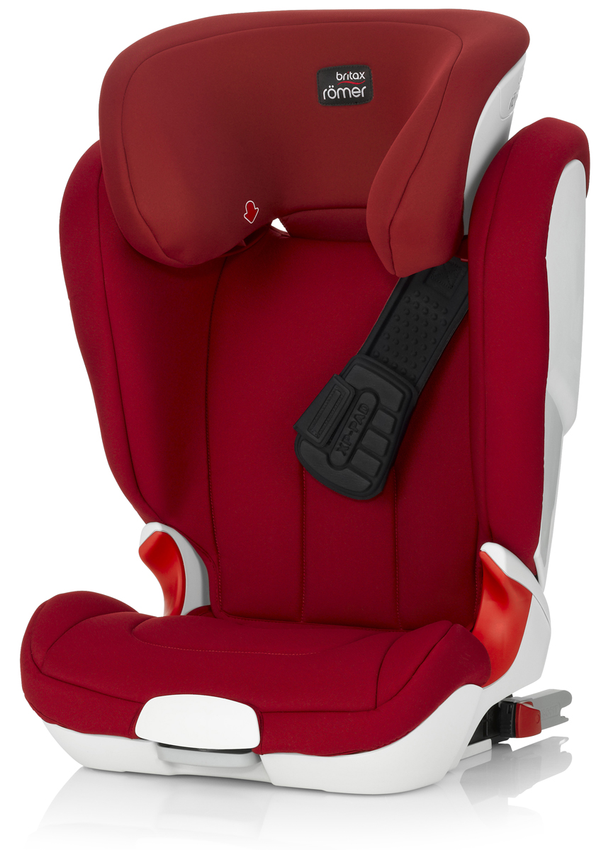 Romer Автокресло Kidfix XP Flame Red от 15 до 36 кг2000022469 Romer Автокресло Kidfix XP Flame Red от 15 до 36 кг2000022469Автокресло Romer Kidfix XP группы 2-3 предназначено для детей весом от 15 до 36 кг (3-12 лет). Установка по направлению движения автомобиля. Система безопасности XP-PAD обеспечивает равномерное распределение ударной нагрузки и дополнительную защиту шеи ребенка при лобовом столкновении. Глубокие, высокие и мягкие боковины обеспечивают оптимальную защиту от боковых ударов. Направляющие для быстрого и правильного монтажа ремней безопасности. Встроенные индикаторы показывают правильность установки детского кресла. Встроенные амортизаторы в места крепления ISOFIX. Быстросъемный моющийся чехол. Подголовник регулируется по высоте с фиксацией в 11 положениях. Особенности:Жесткая система Isofix для самого устойчивого крепления к корпусу автомобиля;Глубокая боковая защита, расширяющаяся кверху, для наилучшей защиты в любом возрасте;Верхние направляющие для ремня безопасности встроены в подголовник и регулируются по высоте одной рукой;Отсутствие подлокотников гарантирует правильно расположение поясной части ремня безопасности;Технология XP-PAD поглощает до 30% энергии удара при лобовом столкновении;V-образный подголовник для комфортного сна. Технология ISOFIX была изобретена компанией BRITAX&ROMER, совместно с Volkswagen в 1997 году. С 2011 года ISOFIX стал европейским стандартом. На сегодняшний день практически во всех современных автомобилях, выпущенных в Европе, Японии и Корее есть скобы Isofix. Это самое надежное и безопасное крепление детских автокресел, практически исключающее ошибки при установке. Система ISOFIT имеет только 2 точки крепления и была разработана специально для кресел группы 2-3, когда ребенок удерживается в кресле штатным ремнем автомобиля. Для установки автокресла с системой ISOFIT требуется меньше минуты. Инновационная система XP-PAD устанавливает новые стандарты в безопасности. Благодаря компрессионным элементам и воздушной подушке, XP-PAD поглощает до 30% больше энергии удара (по сравнению со штатным ремнем автомобиля), снижает риск возникновения чрезмерной нагрузки на шейные позвонки и грудную клетку ребенка в лобовых столкновениях. В новых креслах группы 2-3 подлокотники были удалены для создания простой и интуитивно понятной схемы пристегивания ребенка в автокресле. Это позволило значительно сократить риск неправильного использования направляющих и повысить безопасность ребенка. Во время сна мышцы шеи расслаблены и голова ребенка часто свешивается на грудь. Чтобы избежать травмоопасных ситуаций и для максимального комфорта во время поездки, подголовник автокресел Britax-Romer имеет V-образную форму и удерживает голову ребенка во время отдыха.