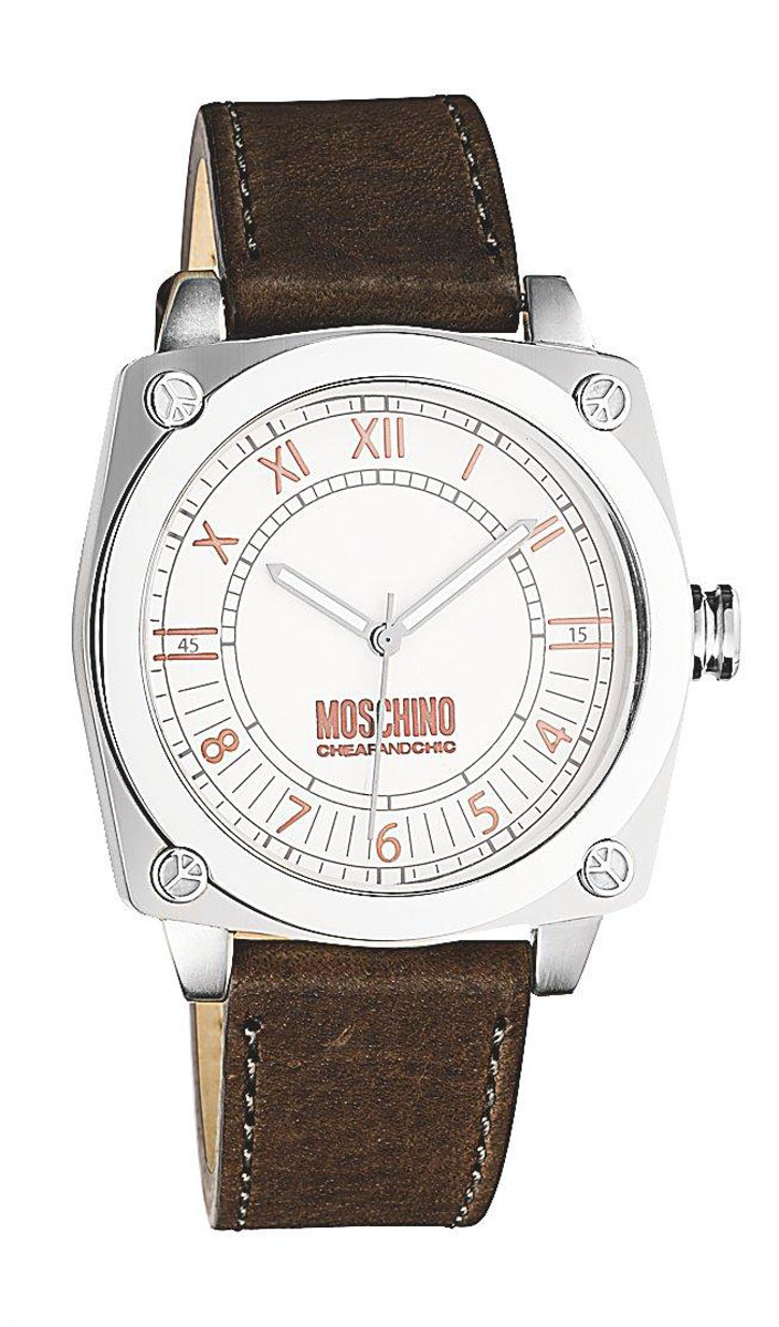 Часы наручные женские Moschino Snob, цвет: коричневый. MW0296