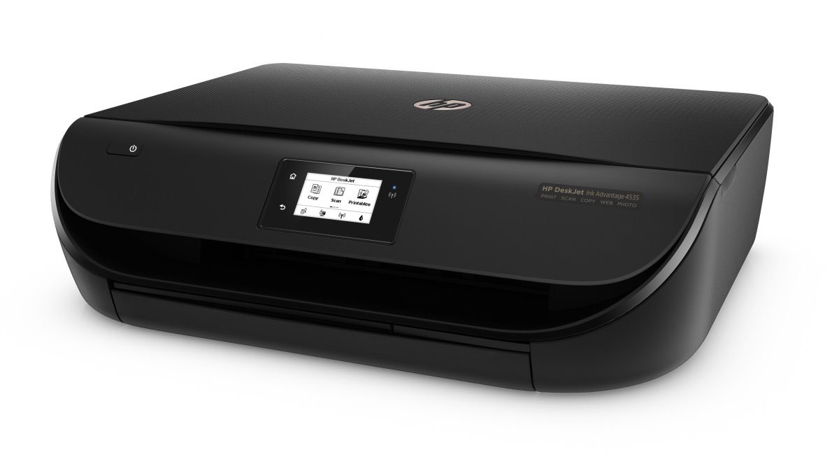 HP DeskJet Ink Advantage 4535 All-in-One (F0V64C) МФУF0V64C HP DeskJet Ink Advantage 4535 All-in-One (F0V64C) МФУF0V64CHP DeskJet Ink Advantage 4535 All-in-One - это идеальный выбор для решения любых задач. Моментально подключайтесь к МФУ по беспроводной сети из любой точки офиса и быстро отправляйте документы на печать прямо со смартфона или планшета.Работайте так, как вам удобно. Благодаря возможностям беспроводной связи вы легко можете печатать документы практически с любого смартфона или планшета. Возможности простой настройки со смартфона, планшета или ПК позволяют быстро приступить к работе.Подключите ваш девайс напрямую к принтеру и выполняйте печать без подключения к сети. Бесплатное приложение HP All-in-One Printer Remote позволяет с легкостью управлять заданиями печати и выполнять сканирование с помощью мобильных устройств.Выполняйте высококачественную печать любых фотографий и документов благодаря недорогим струйным картриджам HP. Это МФУ отличается надежностью и неизменно высоким качеством печати.Достаточно одного касания, чтобы отправить документ на печать, выполнить сканирование или копирование с помощью сенсорного дисплея с диагональю 5,5 см (2,2).Уменьшите количество используемой бумаги и расходных материалов на 50 % за счет автоматической двусторонней печати.Печатайте профессиональные фотографии без полей, документы, не уступающие по качеству лазерной печати, раскраски и многое другое, не выходя из дома. Оцените удобство удаленной печати. Автоматически выдвигаемый выходной лоток не позволяет отпечаткам упасть на пол.