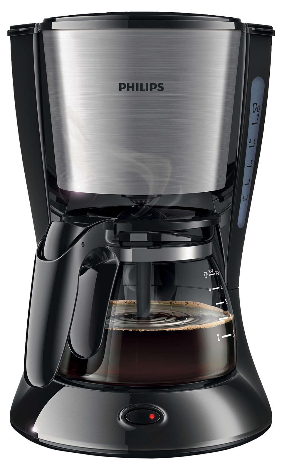 Philips HD7434/20 кофеваркаHD7434/20 Philips HD7434/20 кофеваркаHD7434/20Функция AromaSwirl для насыщенного аромата кофе. Функция AromaSwirl перемешиваеткофе для создания насыщенного вкуса и аромата. Система капля-стоп позволяет в любой момент прервать приготовление иналить в чашку ароматный кофе Удобство очистки: съемные частиможно мыть в посудомоечной машине. Для удобной очистки все деталиэтой кофеварки Philips можно мыть в посудомоечной машине.