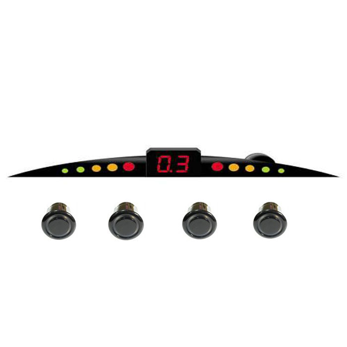 ParkCity Ultra Slim 420/110, Black парковочный радарUltra Slim 420/110 B ParkCity Ultra Slim 420/110, Black парковочный радарUltra Slim 420/110 BНа данный момент в крупных мегаполисах с каждым днем увеличивается число автомобилей, поэтому очень часто парковаться приходится на узких улицах с ограниченным пространством для маневра. В таких условиях не обойтись без парктроника, который позволит более быстро и точно припарковать автомобиль.Парковочный радар на 4 датчика ParkCity Ultra Slim 420/110 отличается сверхтонким размером светодиодной шкалы и встроенным бипером со звуковым напоминанием о приближении препятствия. Комплектуется четырьмя датчиками диаметром 20 мм.Встроенный динамик 80 ДБУльтразвуковой датчик 40 кГцАвтоматическое включение при выборе задней передачиУдобный дисплей, отображающий положение и расстояние до препятствияЛегкость в установке, не требует дополнительного технического обслуживанияСистема отлично работает в особых условиях: в дождь, темное время суток, под воздействием высоких и низких температурСоответствует европейским нормам электромагнитной безопасностиТипы оповещения: цифровой, звуковой, цветовой, голосовойНапряжение питания: от 10,8 В до 15 ВМощность потребления: 5 ВтОбнаружение препятствия: от 0,3 м до 2,5 м