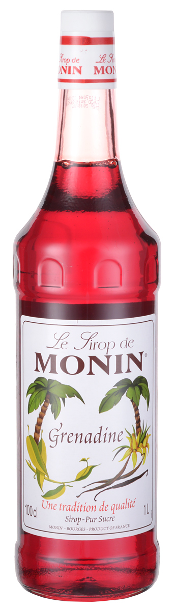 Monin Гренадин сироп, 1 лSMONN0-000035 Monin Гренадин сироп, 1 лSMONN0-000035Сиропы Monin выпускает одноименная французская марка, которая известна как лидирующий производитель алкогольных и безалкогольных сиропов в мире. В 1912 году во французском городке Бурже девятнадцатилетний предприниматель Джордж Монин основал собственную компанию, которая специализировалась на производстве вин, ликеров и сиропов. Место для завода было выбрано не случайно: город Бурже находился в непосредственной близости от крупных сельскохозяйственных районов — главных поставщиков свежих ягод и фруктов.Производство сиропов стало ключевым направлением деятельности компании Monin только в 1945 году, когда пост главы предприятия занял потомок основателя — Пол Монин. Именно под его руководством ассортимент марки пополнился разнообразными сиропами из натуральных ингредиентов, которые молниеносно заслужили блестящую репутацию в кругу поклонников кофейных напитков и коктейлей. По сей день высокое качество остается базовым принципом деятельности французской марки. Сиропы Монин создаются исключительно из натуральных ингредиентов по уникальным технологиям, позволяющим сохранять в готовом продукте все полезные свойства природного сырья. Эксперты всего мира сходятся во мнении, что сиропы Monin — это «законодатели мод» в миксологии. Ассортимент французской марки на сегодняшний день является самым широким и насчитывает полторы сотни уникальных вкусовых решений. В каталоге компании можно найти как классические вкусы для кофейных напитков (шоколадный, ванильный, ореховый и другие сиропы), так и весьма экзотические варианты (сиропы со вкусом кокоса, зеленой мяты, тирамису, блю курасао, аниса, грейпфрута, пина колады и т. д.) Отметим, что все сиропы обладают мягкими, деликатными вкусороароматическими характеристиками, что говорит о натуральном составе продуктов.Гренадин на сегодняшний день является наиболее распространенным и универсальным подслащивающим веществом и ароматизатором в классической барной миксологии. Как трудно в это верить, он не имеет ничего общего с гранатовым сиропом. Многие коктейли содержат Гренадин. Это придает приятный красный цвет и сладкий, слегка терпкий вкус, который очень популярен для детей и взрослых. Сироп MONIN Гренадин представляет аромат красных ягод с оттенком ванили и ярко-красный цвет для окраски безалкогольных напитков, коктейлей, десертов, маринадов и ряд других рецептов. Вкус: слегка кислый вкус, тонкое сочетание между округлостью ванили и терпкостью красных ягод. Применение: алкогольные и безалкогольные коктейли, газированные напитки, лимонады.