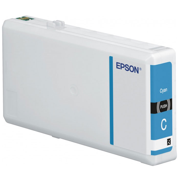 Epson T7902 XL (C13T79024010), Cyan картридж для WorkForce Pro WF-5xxxC13T79024010 Epson T7902 XL (C13T79024010), Cyan картридж для WorkForce Pro WF-5xxxC13T79024010Картридж повышенной емкости Epson T7902 XL с голубыми чернилами для Epson WorkForce Pro служит для печати превосходных фотоснимков и рассчитан на 2600 страниц печати.