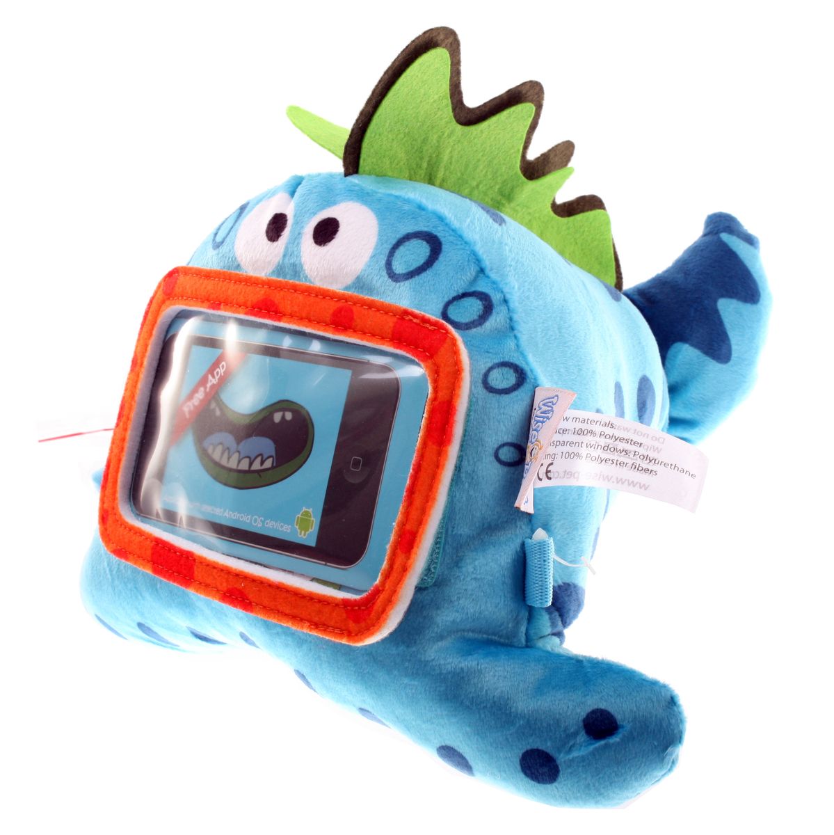 Wise Pet Мягкая игрушка Sealy с прозрачным карманом для смартфона