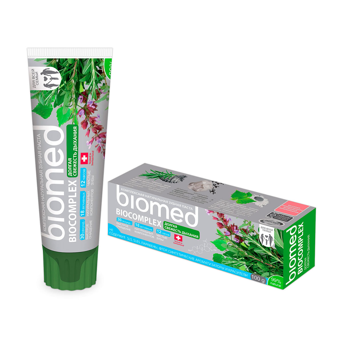 Biomed Зубная паста Biocomplex / Биокомплекс, 100 гБИ-191 Biomed Зубная паста Biocomplex / Биокомплекс, 100 гБИ-191Комплекс природных антисептиков предотвращает воспаления в полости рта. Долгая свежесть дыхания. Особенности состава: Не содержит: SLS, фтор, хим. отбеливающие компоненты, синтетические ароматизаторы, красители и продукты животного происхождения..