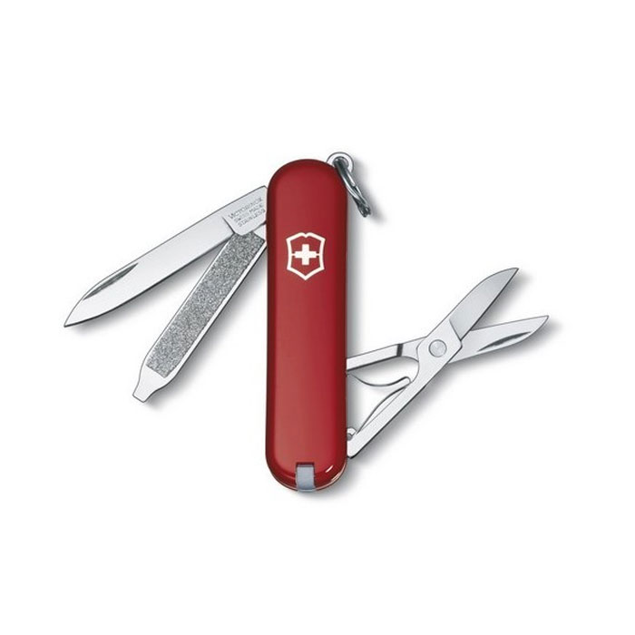 Нож-брелок Victorinox Classic SD 0.6223, цвет: красный