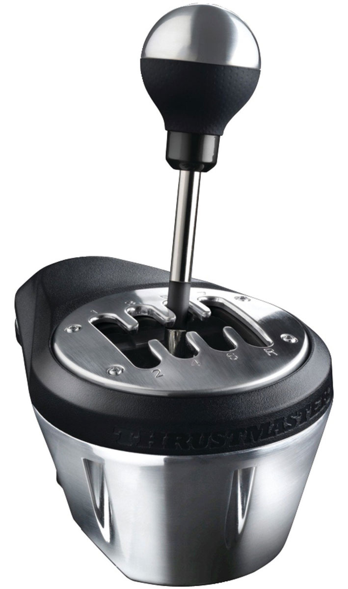 Thrustmaster TH8A Shifter Add-On, Black коробка передач4060059 Thrustmaster TH8A Shifter Add-On, Black коробка передач4060059Коробка передач Thrustmaster TH8A Shifter Add-On обеспечивает полную реалистичность во время игры.13-см рычаг переключения с рукояткойРеалистичное ощущение при переключении передачСъемная рукояткаСовместимость с настоящими универсальными рукоятками (приобретаются в магазинах с аксессуарами для тюнинга машин)В комплекте две направляющих пластины: типа Н (7+1) и секвенционная (+/-)Надежность и точность100% металлический внутренний механизм100% металлическая ось рычага100% металлический крепежный зажимТехнология H.E.A.R.T HallEffect AccuRate Technology: точность не убывает со временем (бесконтактный магнитный датчик); отсутствие тактовой кнопки и потенциометра (неограниченный срок службы).Адаптивность и удобствоОбновляемая прошивка и встроенная память для регулировки длины шага рычага в соответствии с индивидуальным стилем вождения (с помощью загружаемого ПО для ПК)Регулируемое сопротивление при переключении передачРегулировка направляющей и поворот в пределах 360°Регулировка крепежной системы и поворот в пределах 360°Оптимизированная система крепления для любой поверхности: столы и полки толщиной от 1 до 55 мм; кокпиты (готовые резьбовые отверстия + съемный зажим).УниверсальностьУникальный дизайн, поддерживающий два разных стиля вождения: типа H (7+1); секвенционная (+/-).Разъемы USB и/или DIN: на ПК: совместимость со всеми имеющимися на рынке гоночными рулями; на PS3 и PS4: T300, T500, T150; на Xbox One: TX Racing Wheel.