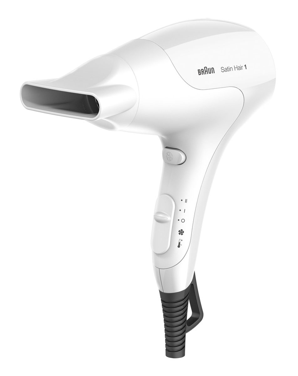 Braun HD 180, White фен81502113 Braun HD 180, White фен81502113Фен Braun HD 180 имеет удобную насадку-концентратор, которая позволяет максимально точно направить поток воздуха на укладываемую прядь, что делает укладку более аккуратной. В модели есть три температурных режима: горячий и теплый, а также холодный воздух для закрепления прически.Скорость воздушного потока выбирается отдельно от температуры: это позволит вам подобрать оптимальный для ваших волос режим. Равномерное распределения тепла предотвращает пересушивание и обеспечивает быструю сушку.