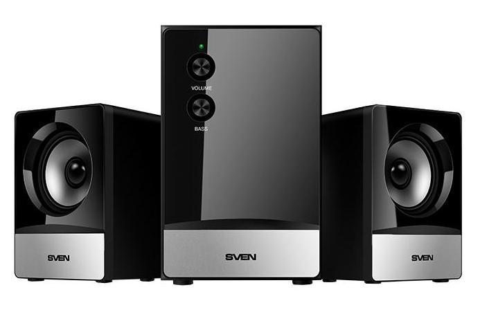 Sven MS-90, Black акустическая система 2.1 с сабвуферомSV-012861 Sven MS-90, Black акустическая система 2.1 с сабвуферомSV-012861Мультимедийные колонки SVEN MS-90 – отличное решение для практичных ценителей качественной компьютерной периферии!Несмотря на миниатюрные размеры, SVEN MS-90 обладает неожиданно низким и глубоким басом благодаря использованию отдельного 5-ваттного сабвуфера. Насыщенный звук и хорошую детализацию обеспечивают 60-миллиметровые широкополосные динамики сателлитов.Наличие отдельных регулировок уровня общей громкости и громкости сабвуфера позволяет настроить уровень низких частот по вкусу пользователя. Регуляторы громкости и баса расположены на передней панели корпуса – все настройки всегда под рукой.