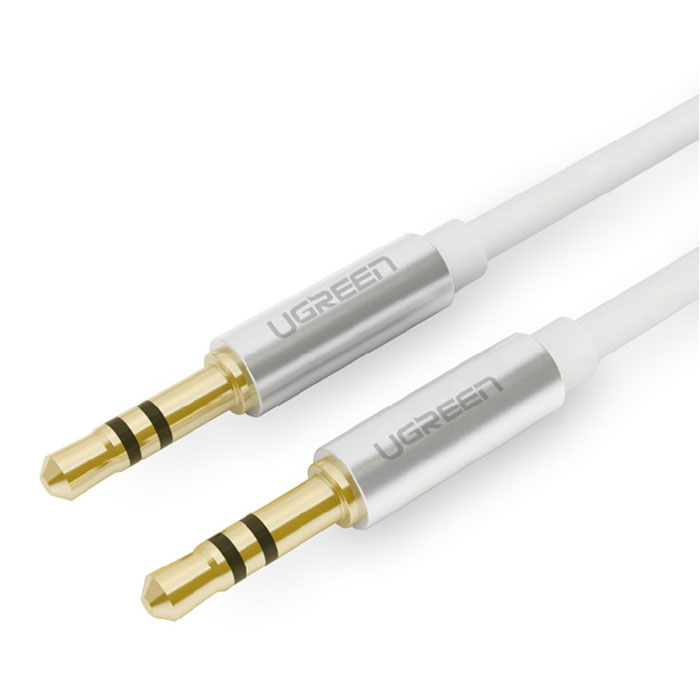 Ugreen UG-10750, White аудиокабельUG-10750 Ugreen UG-10750, White аудиокабельUG-10750Аудиокабель Ugreen UG-10750 имеет мягкую оболочку и стильные металлические соединители. Прекрасное качество исполнения и экранирования позволит избежать влияния помех при передаче сигнала. Он может быть использован для подключения например, гарнитуры с MP3-плеером, компьютером, DVD, TV, в которых есть данный аудиоразъем. Экранирование кабеля позволит защитить сигнал при передаче от влияния внешних полей.Материал оболочки: ПВХ