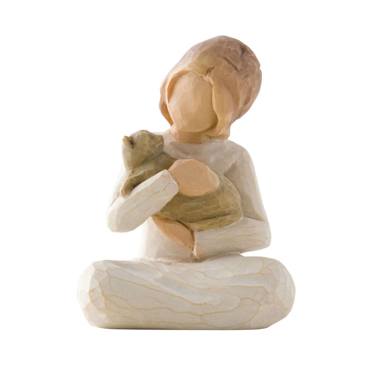 Фигурка декоративная Willow Tree Доброта, девочка, высота 7,5 см26218 Фигурка декоративная Willow Tree Доброта, девочка, высота 7,5 см26218Декоративная фигурка Willow Tree создана канадским скульптором Сьюзан Лорди. Фигурка выполнена из искусственного камня (49% карбонат кальция мелкозернистой разновидности, 51% искусственный камень).Фигурка Willow Tree – это настоящее произведение искусства, образная скульптура в миниатюре, изображающая эмоции и чувства, которые помогают чувствовать себя ближе к другим, верить в мечту, выражать любовь.Фигурка помещена в красивую упаковку.Купить такой оригинальный подарок, значит не только украсить интерьер помещения или жилой комнаты, но выразить свое глубокое отношение к любимому человеку. Этот прекрасный сувенир будет лучшим подарком на день ангела, именины, день рождения, юбилей.