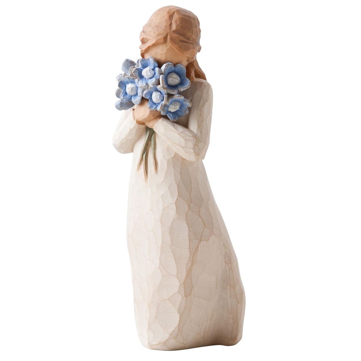 Фигурка декоративная Willow Tree Не забывай меня, высота 13,5 см26454 Фигурка декоративная Willow Tree Не забывай меня, высота 13,5 см26454Декоративная фигурка Willow Tree создана канадским скульптором Сьюзан Лорди. Фигурка выполнена из искусственного камня (49% карбонат кальция мелкозернистой разновидности, 51% искусственный камень).Фигурка Willow Tree – это настоящее произведение искусства, образная скульптура в миниатюре, изображающая эмоции и чувства, которые помогают чувствовать себя ближе к другим, верить в мечту, выражать любовь.Фигурка помещена в красивую упаковку.Купить такой оригинальный подарок, значит не только украсить интерьер помещения или жилой комнаты, но выразить свое глубокое отношение к любимому человеку. Этот прекрасный сувенир будет лучшим подарком на день ангела, именины, день рождения, юбилей.