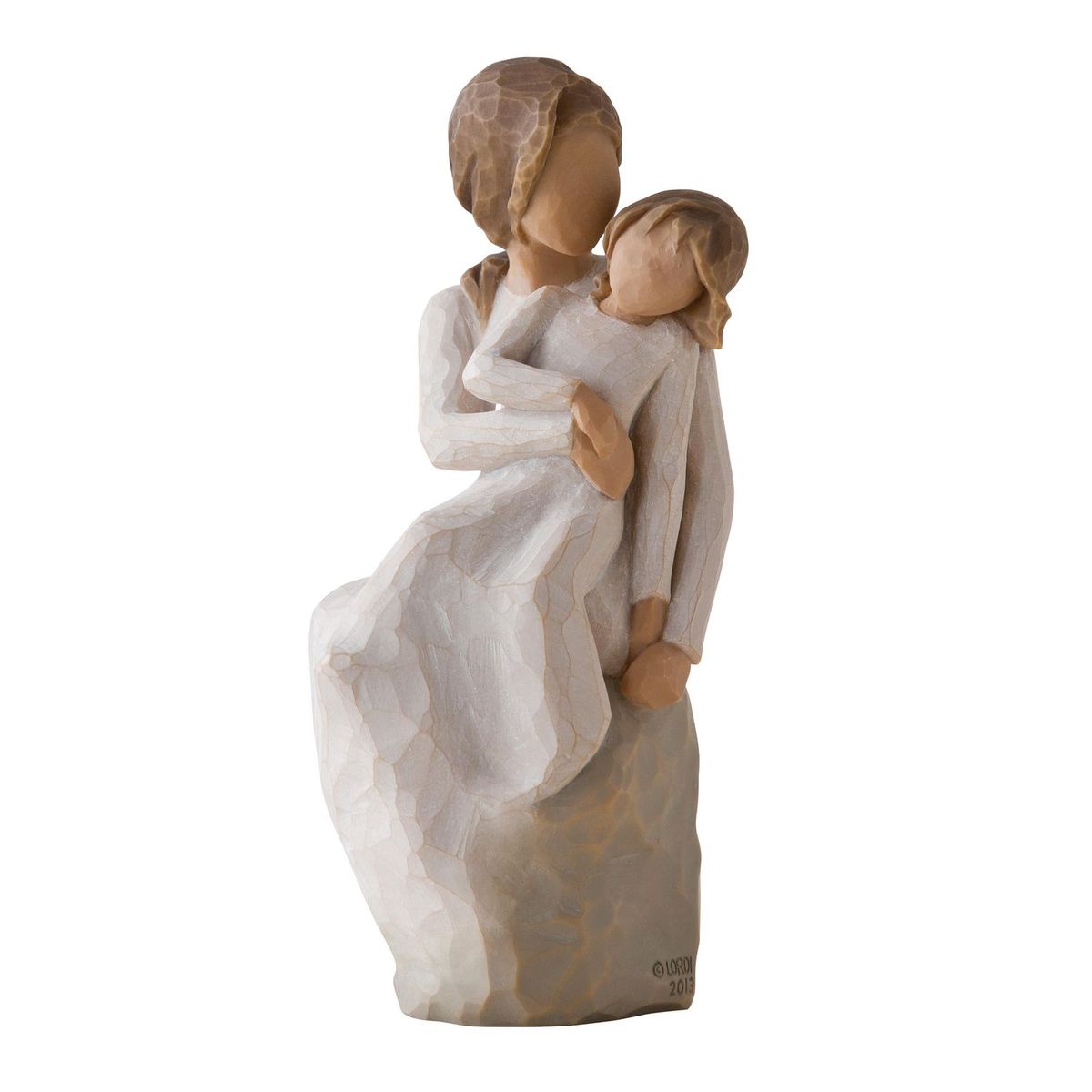 Фигурка декоративная Willow Tree Мама и дочка, высота 16 см27270 Фигурка декоративная Willow Tree Мама и дочка, высота 16 см27270Декоративная фигурка Willow Tree создана канадским скульптором Сьюзан Лорди. Фигурка выполнена из искусственного камня (49% карбонат кальция мелкозернистой разновидности, 51% искусственный камень).Фигурка Willow Tree – это настоящее произведение искусства, образная скульптура в миниатюре, изображающая эмоции и чувства, которые помогают чувствовать себя ближе к другим, верить в мечту, выражать любовь.Фигурка помещена в красивую упаковку.Купить такой оригинальный подарок, значит не только украсить интерьер помещения или жилой комнаты, но выразить свое глубокое отношение к любимому человеку. Этот прекрасный сувенир будет лучшим подарком на день ангела, именины, день рождения, юбилей.