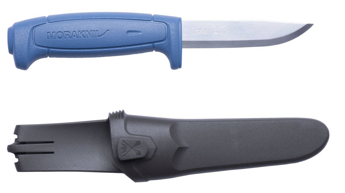 Нож Morakniv Basic 54612241 Нож Morakniv Basic 54612241Нож Mora Basic 546 new оснастили прочным лезвием из нержавеющей стали. Длина клинка - 91 мм, толщина обуха - 2 мм.твердость 57-58 HRC