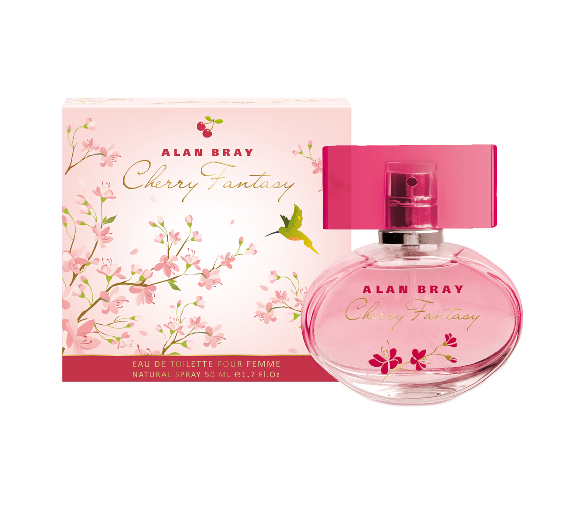 Alan Bray Туалетная вода Cherry Fantasy, женская, 50 мл2001011212 Alan Bray Туалетная вода Cherry Fantasy, женская, 50 мл2001011212Cherry Fantasy - как прогулка в солнечный день по прекрасному саду, наполненному удивительными цветами, благоухающими деревьями и волшебным пением птиц. Она дарит романтичное, игривое настроение и желание возвращаться сюда вновь и вновь. Прекрасная музыка аромата Cherry Fantasy – это воплощение волшебства, легкости и сказочного очарования женщины. Композиция наполнена сочными нотами спелой вишни, мандарина, нежностью белых цветов, мускуса и амбры. Семейство ароматов:цветочно-фруктовыеПирамида аромата:Верхние ноты: вишня, мандарин Ноты «сердца»: белые цветы Ноты шлейфа: амбра, мускус