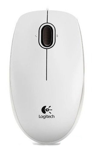 Logitech B100, White (910-003360) мышь