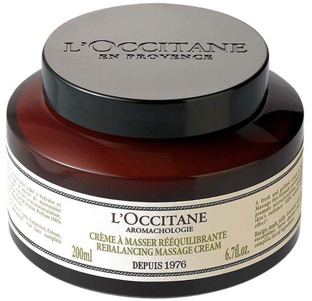 LOccitane Восстанавливающий крем для массажа Аромакология 200 мл358757 LOccitane Восстанавливающий крем для массажа Аромакология 200 мл358757Откройте для себя восстанавливающий ритуал по уходу за телом, который не только подарит потрясающий расслабляющий эффект, но и поможет снять стресс и мышечное напряжение. Нежный крем с необыкновенным ароматом увлажняет и тонизирует кожу, насыщает кислородом и возвращает сияние. Настоящая СПА-процедура для восстановления внутренней гармонии и баланса.