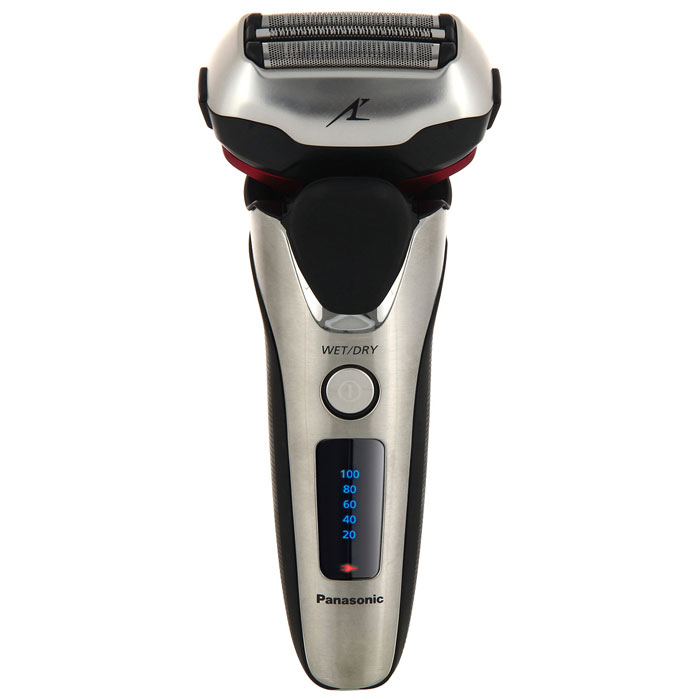 Panasonic ES-LT8N-S820 электробритваES-LT8N-S820 Panasonic ES-LT8N-S820 электробритваES-LT8N-S820Электробритва Panasonic ES-LT8N-S820 оснащена сенсором, определяющим плотность щетины и автоматически изменяющим амплитуду движения внутренних лезвий. Мультиподвижная вращающаяся головка совершает движения во всех возможных направлениях. Бритвенная система из 3 независимых дугообразных сеток обеспечивает чистое и бережное бритье благодаря вертикальным вибрациям бритвенной головки. Внутренние лезвия изготовлены из японской стали с заточкой 30 градусов.Лезвие обратно-конической формы захватывает и срезает даже прижатые к коже волоски под подбородком. Встроенный откидной триммер оборудован лезвиями, заточенными под углом 45 градусов для максимально чистого бритья. Также Panasonic ES-LT8N-S820 обладает системой автоматической самоочистки (очистка, дезинфекция, сушка) и зарядки. ЖК-дисплей имеет 6 символов индикации уровня зарядки и ее статуса. Бритва оснащена долговечным литий-ионным аккумулятором, а быстрая 5-минутная зарядка позволяет осуществить 1 сеанс бритья. Линейный двигатель 13000 об/минРежим турбоочистки SonicАдаптация к любому напряжению при зарядке бритвы