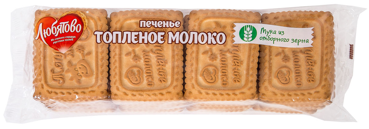 Любятово Печенье Топленое молоко, 500 г1202 Любятово Печенье Топленое молоко, 500 г1202Сахарное печенье Любятово Топленое молоко несомненно дополнит любое чаепитие и послужит отличным лакомством к чаю как утром, так и в любое время дня.