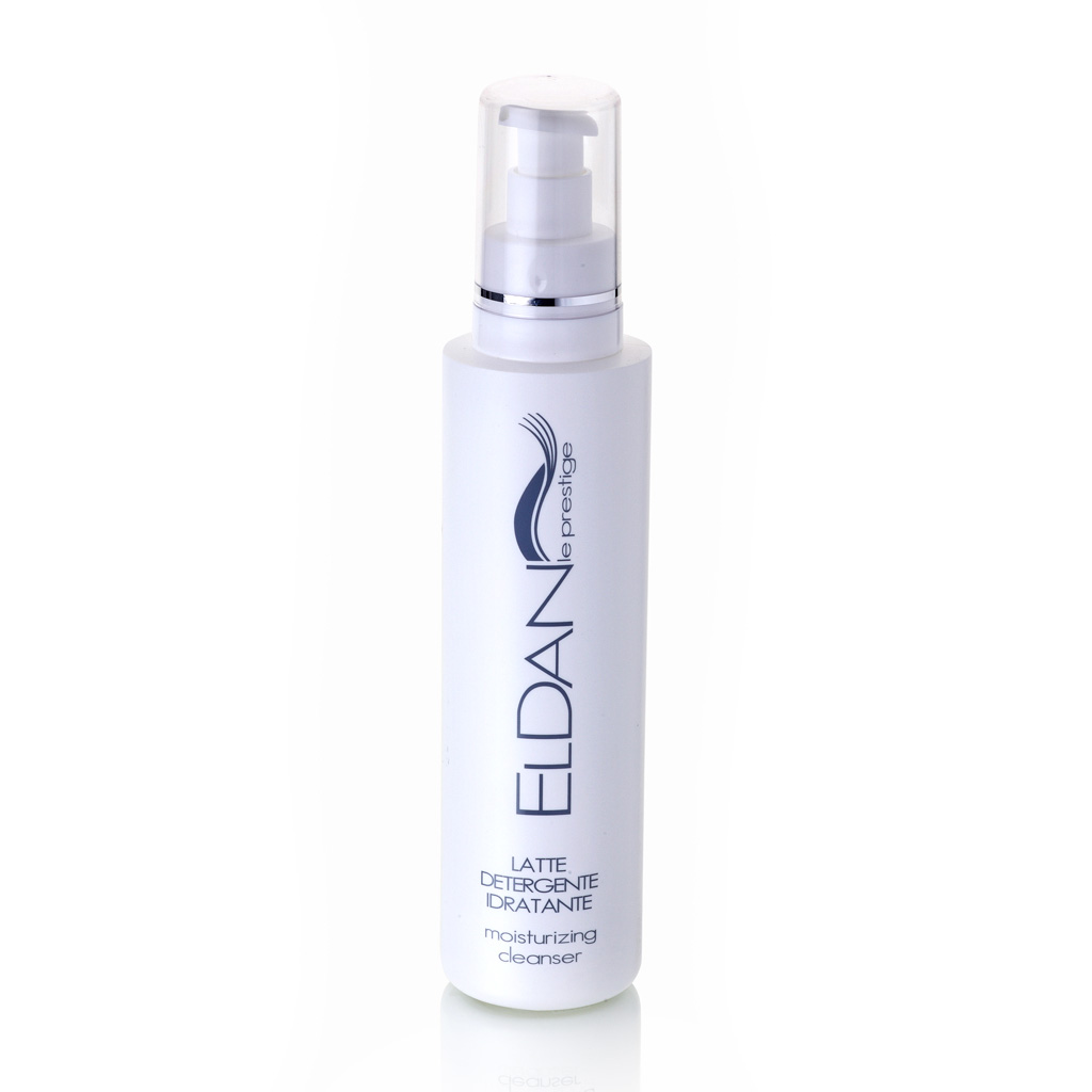 ELDAN cosmetics Очищающее увлажняющее молочко для лица Le Prestige , 250 млELD-01 ELDAN cosmetics Очищающее увлажняющее молочко для лица Le Prestige , 250 млELD-01Средство для демакияжа и очищения нормальной, комбинированной и сухой кожи. Бережно устраняет загрязнения, готовит кожу лица к последующим этапам ухода. Увлажняет, смягчает, снимает раздражение и шелушение, глубоко очищает, не повреждая липидный слой, оставляет ощущение чистоты и свежести.