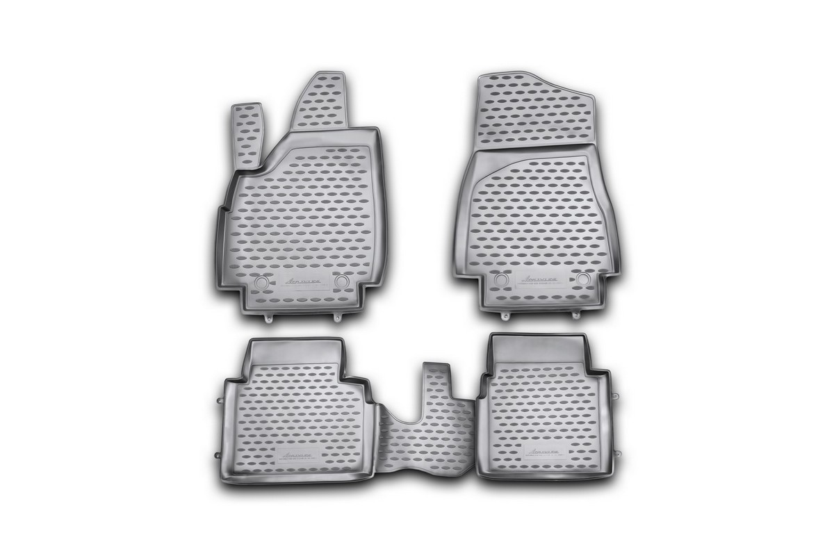 Набор автомобильных ковриков Novline-Autofamily для ВАЗ 21214М 3D 10/2009-, в салон, 4 шт. NLC.52.23.210khNLC.52.23.210kh Набор автомобильных ковриков Novline-Autofamily для ВАЗ 21214М 3D 10/2009-, в салон, 4 шт. NLC.52.23.210khNLC.52.23.210khНабор автомобильных ковриков Novline-Autofamily, изготовленный из полиуретана, состоит из 4 ковриков, которые учитывают все особенности каждой модели автомобиля и полностью повторяют контуры пола. Полиуретановые автомобильные коврики для салона произведены из высококачественного материала, который держит форму, прочный и не пачкает обувь. Коврики в салон не только улучшат внешний вид салона вашего автомобиля, но и надежно уберегут его от пыли, грязи и сырости, а значит, защитят кузов от коррозии. Полиуретановые коврики для автомобиля гладкие, приятные и не пропускают влагу. Ковры для автомобилей надежно крепятся на полу и не скользят, что очень важно во время движения. Чистятся коврики очень просто: как при помощи автомобильного пылесоса, так и различными моющими средствами. Набор подходит для ВАЗ 21214М 3D с октября 2009 года выпуска.