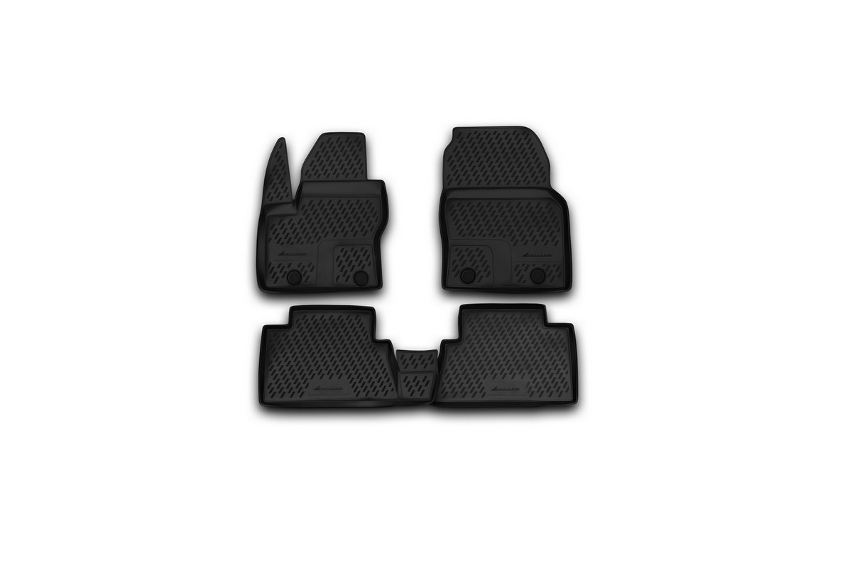 Набор автомобильных ковриков Novline-Autofamily для Ford Grand C-Max 11/2010-, в салон, 5 штs000.20 Набор автомобильных ковриков Novline-Autofamily для Ford Grand C-Max 11/2010-, в салон, 5 штs000.20Набор автомобильных ковриков Novline-Autofamily, изготовленный из полиуретана, состоит из 5 ковриков, которые учитывают все особенности каждой модели автомобиля и полностью повторяют контуры пола. Полиуретановые автомобильные коврики для салона произведены из высококачественного материала, который держит форму, прочный и не пачкает обувь. Коврики в салон не только улучшат внешний вид салона вашего автомобиля, но и надежно уберегут его от пыли, грязи и сырости, а значит, защитят кузов от коррозии. Полиуретановые коврики для автомобиля гладкие, приятные и не пропускают влагу. Ковры для автомобилей надежно крепятся на полу и не скользят, что очень важно во время движения. Чистятся коврики очень просто: как при помощи автомобильного пылесоса, так и различными моющими средствами. Набор подходит для Ford Focus C-MAX с 2003 года выпуска.