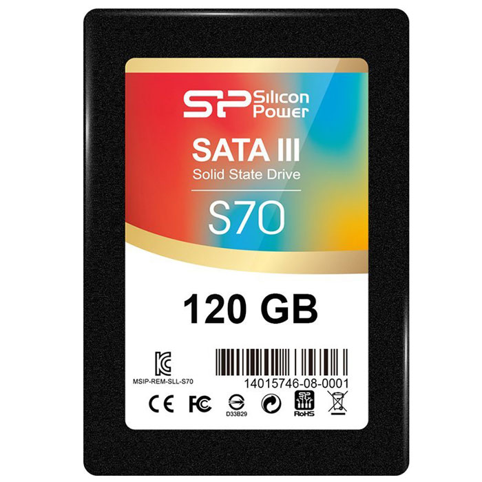 Silicon Power Slim S70 120GB (SP120GBSS3S70S25) SSD-накопитель