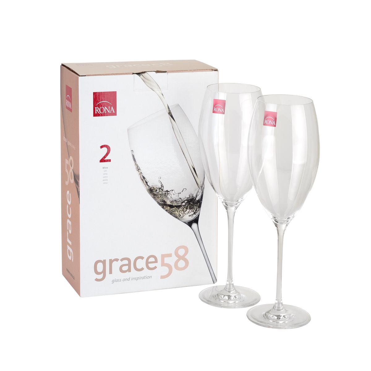 Бокал для вина упаковка 2 шт.Grace 580 мл. 6835/0/5806835/0/580 Бокал для вина упаковка 2 шт.Grace 580 мл. 6835/0/5806835/0/580Бокал для вина упаковка 2 шт. GRACE 580 мл.6835/0/580