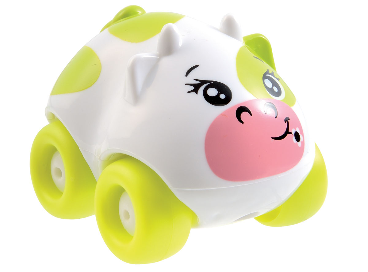 Smoby Машинка Animal Planet Корова цвет салатовый smoby набор машинок animal planet мишка корова мышка