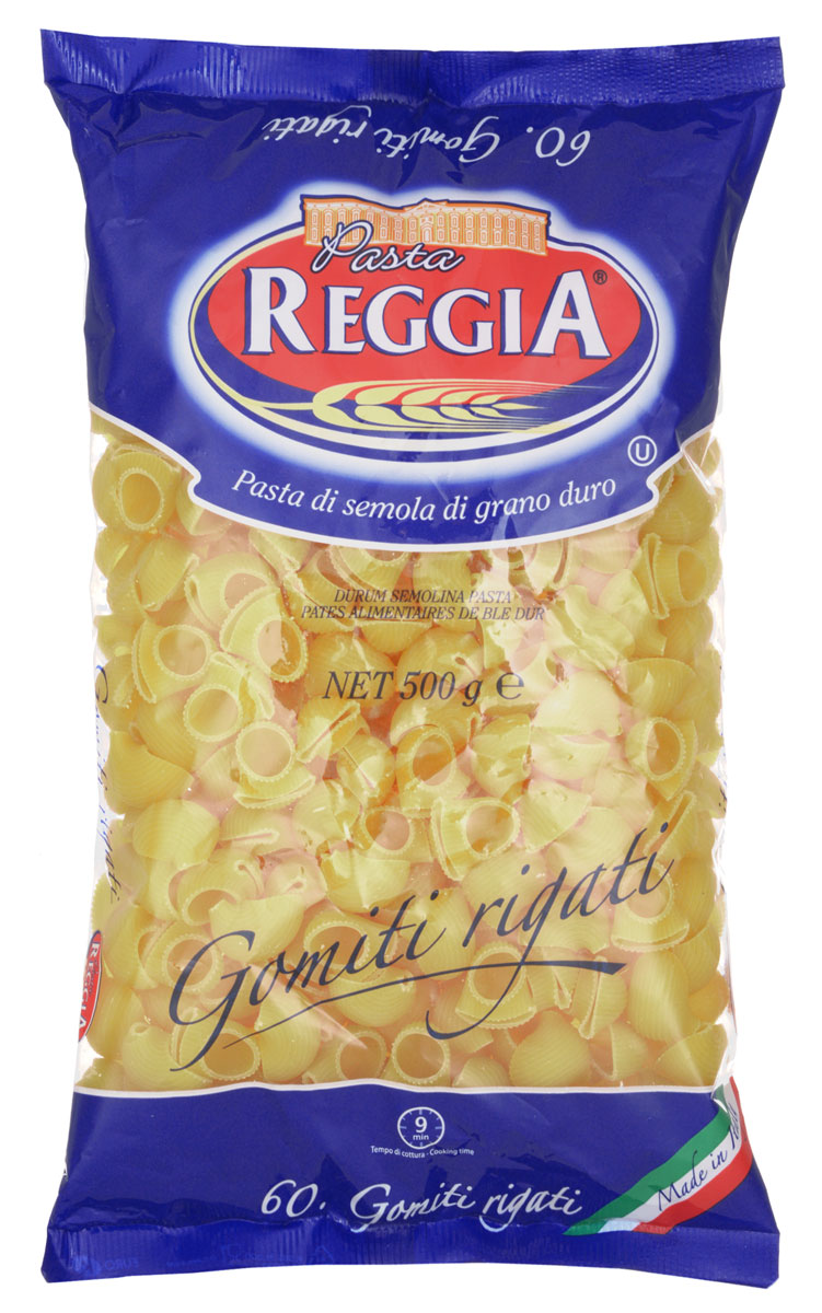 Pasta Reggia Улитка макароны, 500 г8008857300603 Pasta Reggia Улитка макароны, 500 г8008857300603Макароны Pasta Reggia 060 сочетают в себе современность технологий производства и традиционное итальянское качество.Pasta Reggia предлагает сегодня российскому рынку более 70 видов длинных, коротких и специальных форматов произведенных пусть и на самом современном оборудовании, но по классическим рецептам неаполитанской сушки Юга Италии.