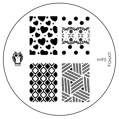 Konad Печатная форма (диск) M95 image plateSN-IPM095 Konad Печатная форма (диск) M95 image plateSN-IPM095Диск для стемпинга. Теперь создавать дизайны на ногтях стало очень просто