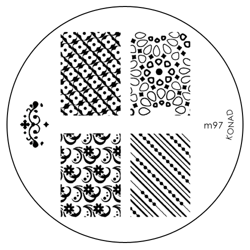 Konad Печатная форма (диск) M97 image plateSN-IPM097 Konad Печатная форма (диск) M97 image plateSN-IPM097Диск для стемпинга. Теперь создавать дизайны на ногтях стало очень просто