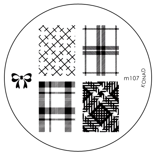 Konad Печатная форма (диск) M107 image plate тканевые маски и патчи konad konad nj smk04pkg маска для лица огуречная
