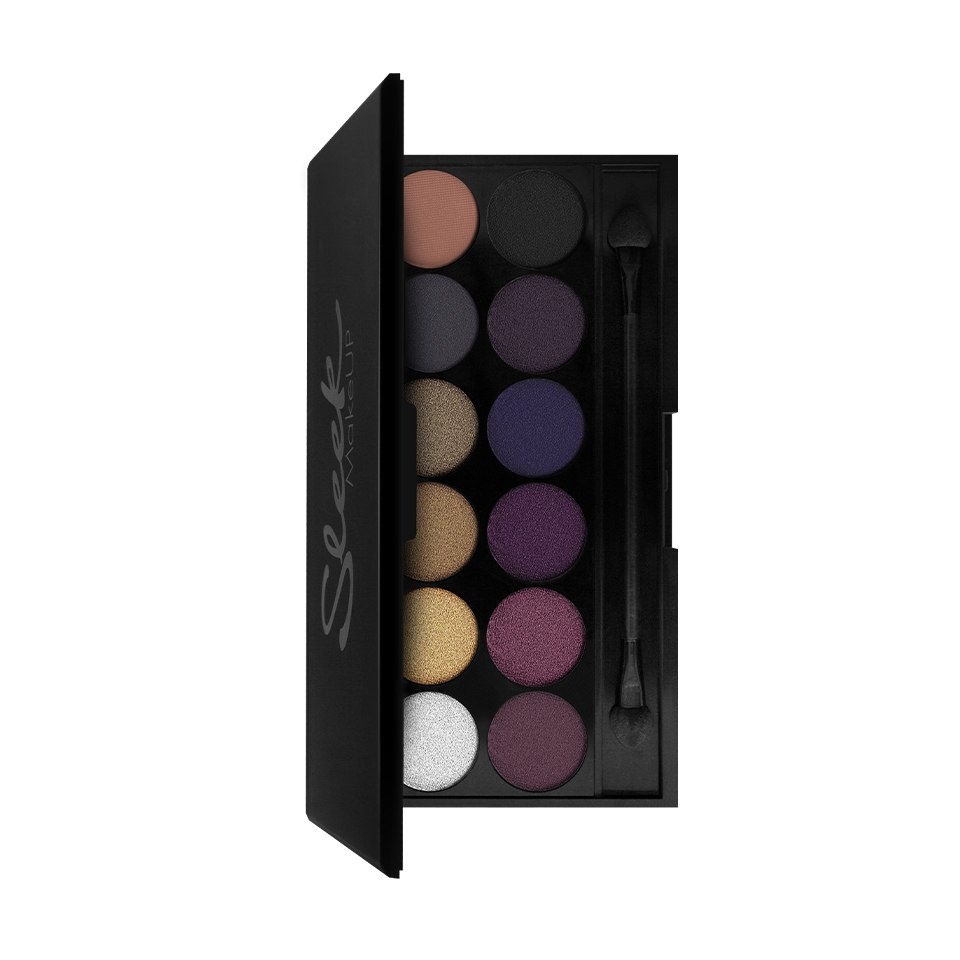 SLEEK MAKEUP Тени для век в палетке EYESHADOW PALETTE I-DIVINE (12 тонов) Vintage Romance 141, 12гр96094075 SLEEK MAKEUP Тени для век в палетке EYESHADOW PALETTE I-DIVINE (12 тонов) Vintage Romance 141, 12гр96094075Легендарные палитры i-Divine от Sleek MakeUp состоят из 12 оттенков супер-пигментированных, стойких теней для век на минеральной основе. Тени для век Sleek MakeUp способны своим разнообразием удовлетворить самый взыскательный вкус