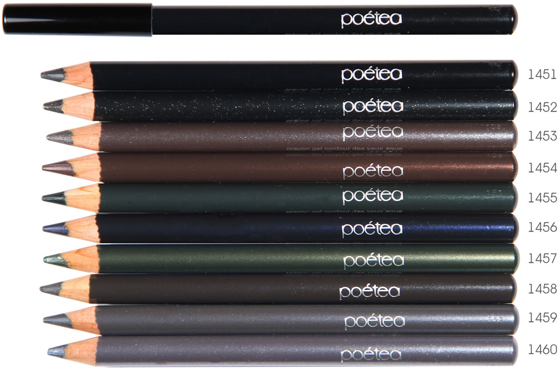 POETEQ Гелевый карандаш для глаз AQUA, тон 55, 1,14 г